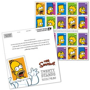 The Simpsons, Stamps