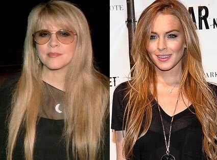 Lindsay Lohan, Stevie Nicks