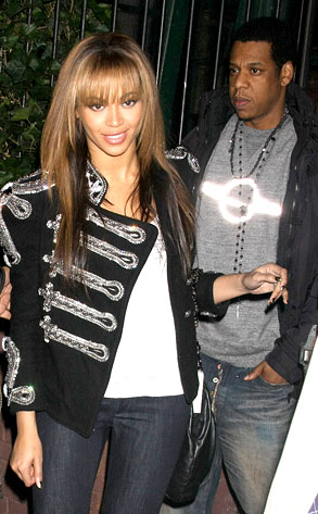 jay z and beyonce wedding pictures. Jay- Z, Beyonce Knowles