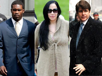 Michael Vick, Nadya Suleman, Rod Blagojevich
