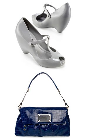 Melissa Vinyl II Mary Jane Wedge, MARC by Marc Jacobs Mock-Croc Bag