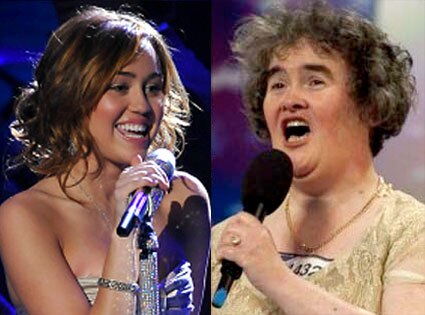 Miley Cyrus, Susan Boyle