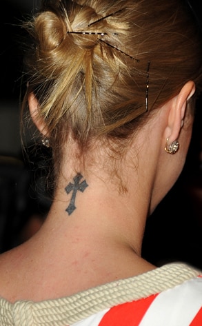 We always thought her famous sister would be more of the tattoo type,