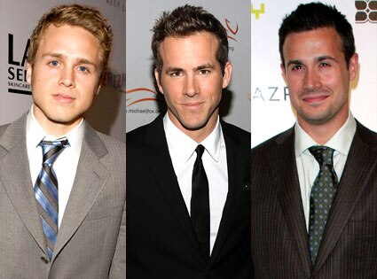 Spencer Pratt, Ryan Reynolds and Freddie Prinze Jr.