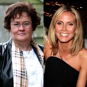 Susan Boyle, Heidi Klum