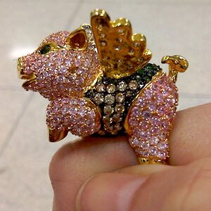 Katy Perry Pig Ring