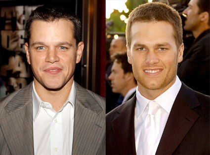 Matt Damon, Tom Brady
