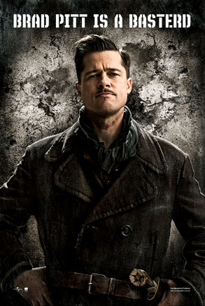 Brad Pitt, Inglorious Basterds (poster)