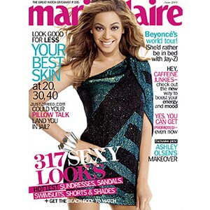 Beyonce Knowles, Marie Claire Cover
