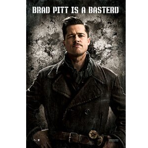 Brad Pitt, Inglorious Basterds (poster)