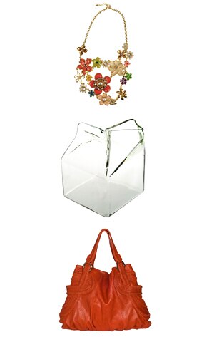 Forever 21 Necklace, Half Pint Glass Creamer, Junior Drake Tyra Handbag