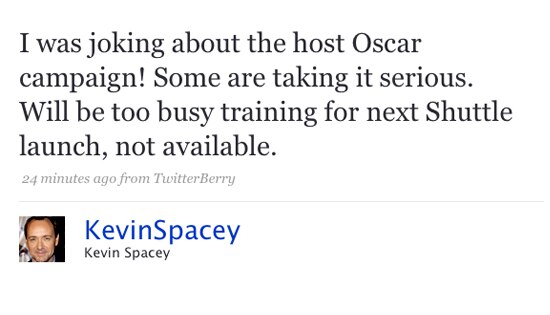 Kevin Spacey's Twitter