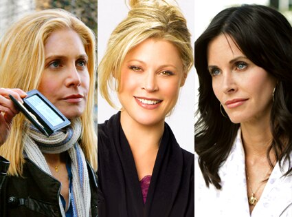 Elizabeth Mitchell (V), Julie Bowen (Modern Family), Courteney Cox (Cougar Town)