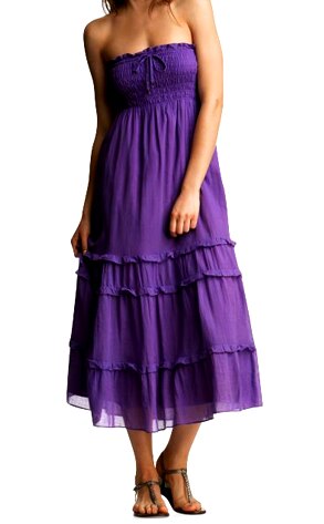 Gap Smocked Empire Waist Dress