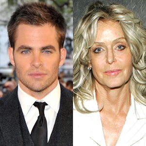 Chris Pine, Farrah Fawcett