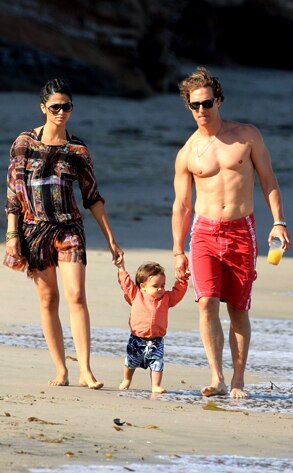 Camila Alves, Levi McConaughey, Matthew McConaughey