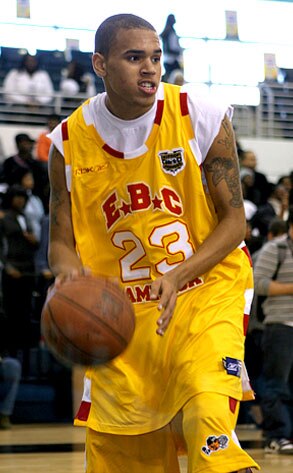 chris brown basketball re-creation