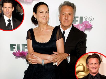 Dustin Hoffman, Lisa Hoffman, Tom Cruise, Sean Penn