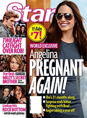 Angelina Jolie Star Magazine Cover