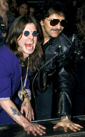 Ozzy Osbourne Tony Iommi Ron Galella Getty Images