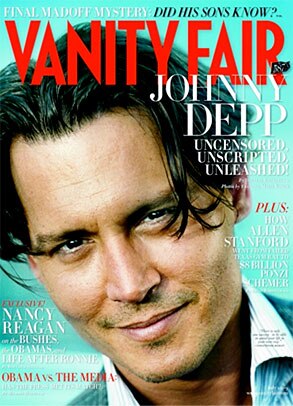Johnny Depp, Vanity Fair Cover