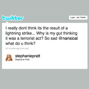 Stephanie Pratt's Twitter Page
