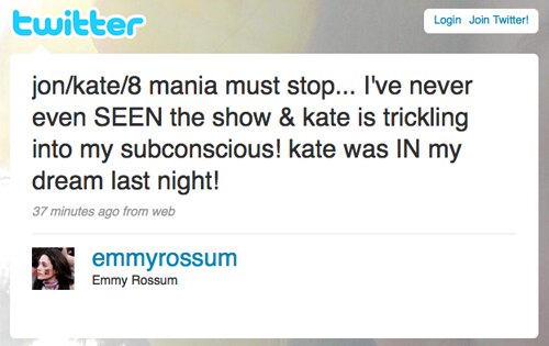 Emmy Rossum's Twitter Page