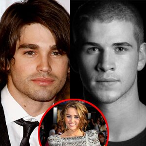 Justin Gaston, Miley Cyrus, Liam Hemsworth