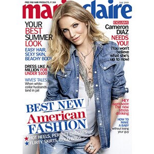 Cameron Diaz, Marie Claire Cover