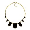 House of Harlow 1960 Leather Stations Necklace