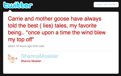 Shanna Moakler Twitter's Page