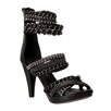 Jeffrey Campbell Posh2 Black Leather Shoes