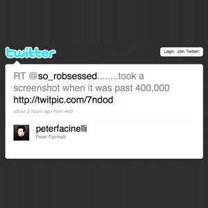 Peter Facinelli's Twitter Page