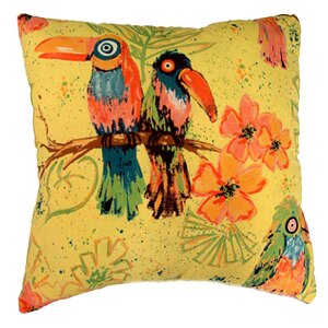 Tropical Toucan Pillow