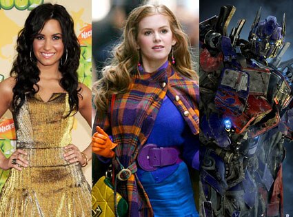Demi Lovato, Isla Fisher, Transformers
