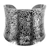 Forever 21 Engraved Floral and Leaf Cuff