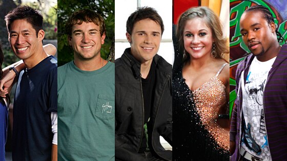 Victor Jih (The Amazing Race), JT Thomas (Survivor: Tocantins), Kris Allen (American Idol), Shawn Johnson (Dancing with the Stars), Joshua Allen (So You Think You Can Dance)
