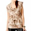Bebe Silk Necklace Tunic