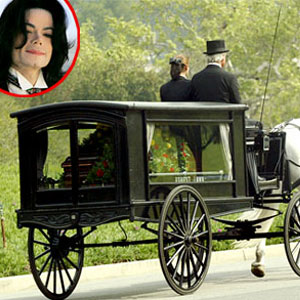 Funeral Carriage at Forest Lawn Hollywood, Michael Jackson