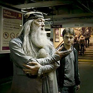 Michael Gambon, Daniel Radcliffe, Harry Potter and the Half-Blooded Prince