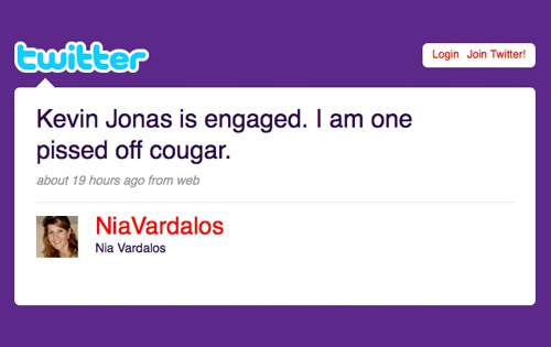 Nia Vardalos' s Twitter Page