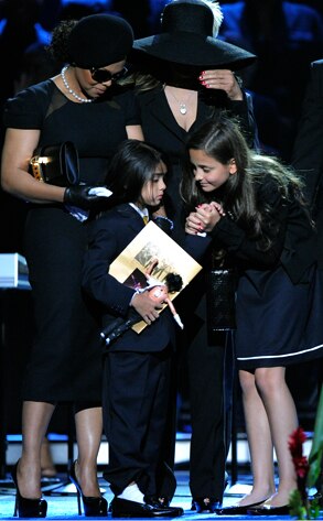 Janet Jackson, La Toya Jackson, Prince Michael Jackson II, Paris Katherine Jackson