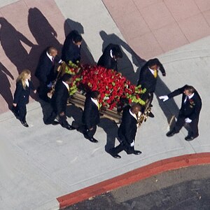 Michael Jackson's Casket, Forest Lawn Cemetary