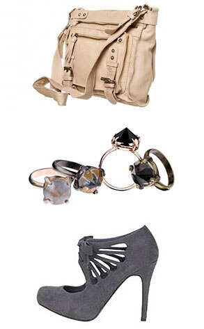 Topshop Leather Zip Buckle Satchel, Made Her Think Rings, Alloy Bethany Heel