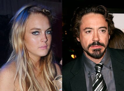 Lindsay Lohan, Robert Downey Jr. 