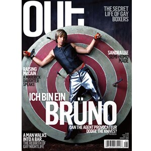 Sacha Baron Cohen, Bruno, Out Magazine