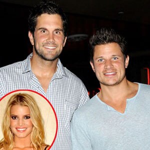 Matt Leinart, Nick Lachey, Jessica Simpson