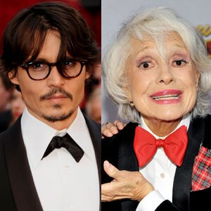 Johnny Depp, Carol Channing