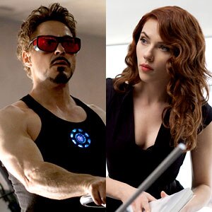 Robert Downey Jr, Scarlett Johansson, Iron Man 2