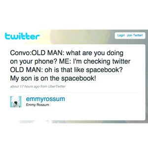 Emmy Rossum, Twitter Page